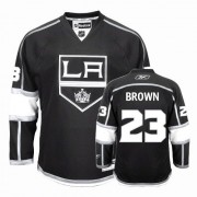 Reebok Los Angeles Kings NO.23 Dustin Brown Men's Jersey (Black Authentic Home)
