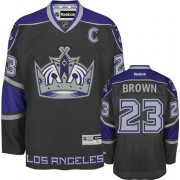 Reebok Los Angeles Kings NO.23 Dustin Brown Men's Jersey (Black Premier Third)