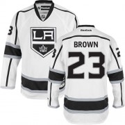 Reebok Los Angeles Kings NO.23 Dustin Brown Men's Jersey (White Authentic Away)