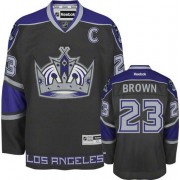 Reebok Los Angeles Kings NO.23 Dustin Brown Youth Jersey (Black Authentic Third)