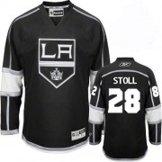 Reebok Los Angeles Kings NO.28 Jarret Stoll Men's Jersey (Black Premier Home)
