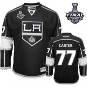 Reebok Los Angeles Kings NO.77 Jeff Carter Men's Jersey (Black Premier Home 2014 Stanley Cup)