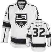 Reebok Los Angeles Kings NO.32 Jonathan Quick Men's Jersey (White Authentic Away)
