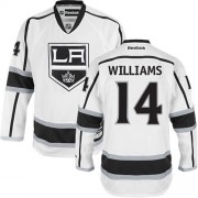 Reebok Los Angeles Kings NO.14 Justin Williams Men's Jersey (White Premier Away)