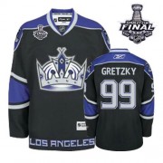 Reebok Los Angeles Kings NO.99 Wayne Gretzky Men's Jersey (Black Authentic Third 2014 Stanley Cup)