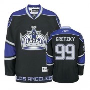 Reebok Los Angeles Kings NO.99 Wayne Gretzky Men's Jersey (Black Authentic Third)