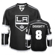 Reebok Los Angeles Kings NO.8 Drew Doughty Men's Jersey (Black Premier Home)